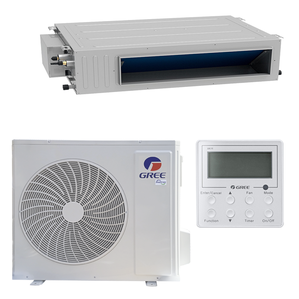 картинка Кондиционер канальный GREE-42 Inverter R32: (без инсталляции) GUD125PHS1/B-S/GUD125W1/NhB-S